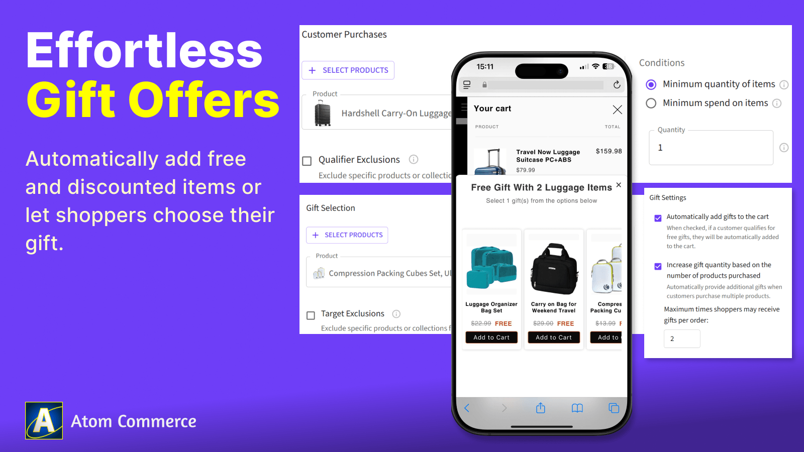 Gift With Purchase UI