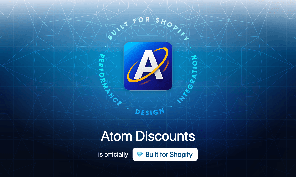 Image for Atom Discounts Is Now Built for Shopify